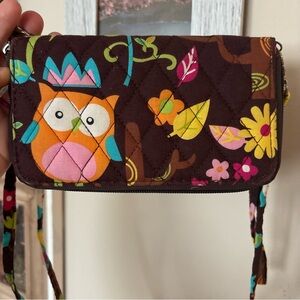 Colorful Owl Pattern Women's Bag